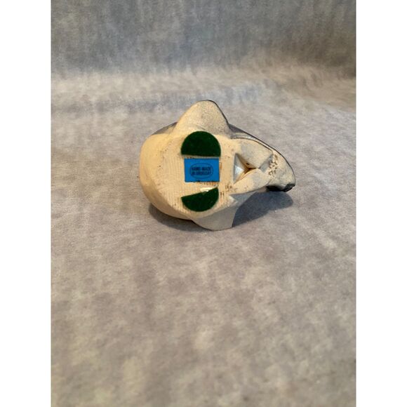 Artesania Rinconada Adult Smiling Shark 3-1/2" Blue Stoneware Clay Uruguay‎ - Picture 3 of 13